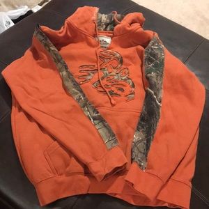 Original Deer Gear Men’s hooded sweatshirt w/ camo